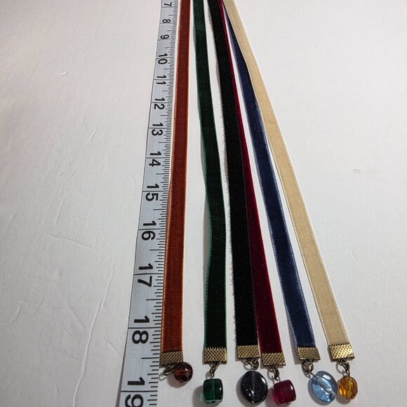 Handmade Velvet Bible Bookmark with Glass Beads & Embossed Leather Tab - Picture 10 of 10